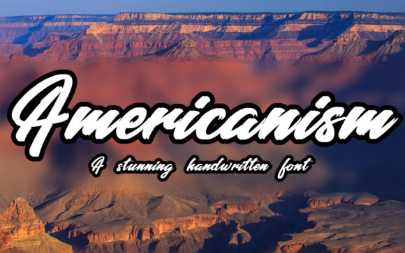 Americanism: A Script Font That Brings Creative Ideas to Life