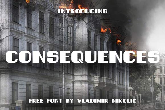 Consequences: A Free Display Font for Bold Statements
