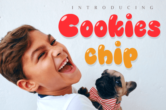 Cookies Chip: A Chubby Handwritten Font for Modern Designs