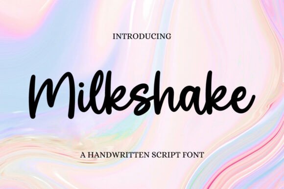 Discover the Elegant Versatility of the Milkshake Script Font