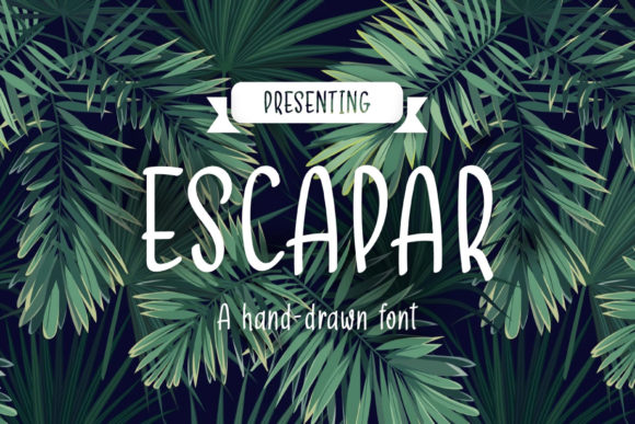 Escapar: A Creative Script Font for Modern Design