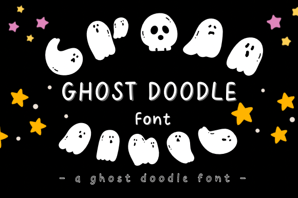 Ghost Doodle: Your Go-To Typeface for Whimsical Halloween Designs