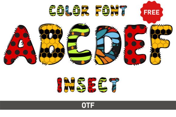 Insect Font: A Playful Typeface for Creative Projects