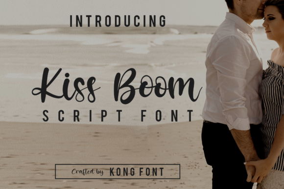 Kiss Boom: A Modern Handwritten Font for Creative Projects