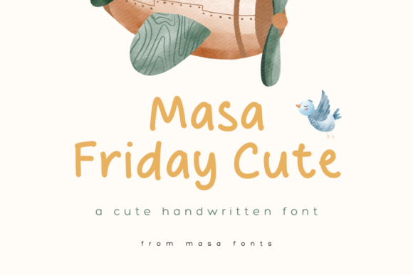 Masa Friday Cute: Your New Favorite Friendly Font