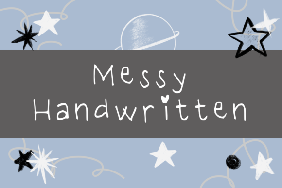 Messy: The Handwritten Font That Brings Authentic Charm to Your Designs