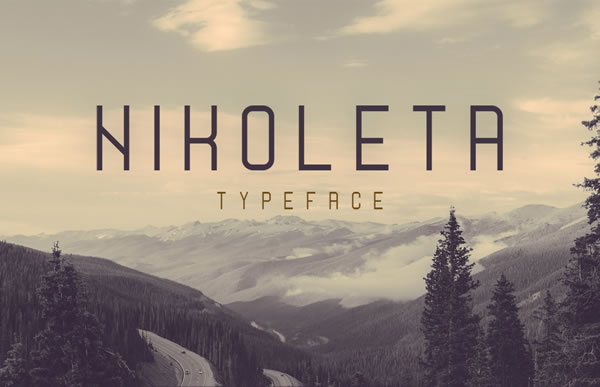 Nikoleta: A Free Sans Serif Font with Natural Elegance