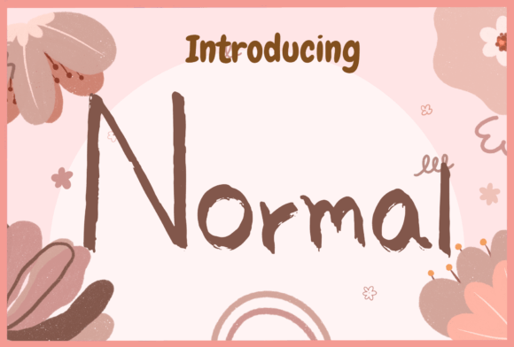 Normal: Your Favorite Go-To Handwritten Font