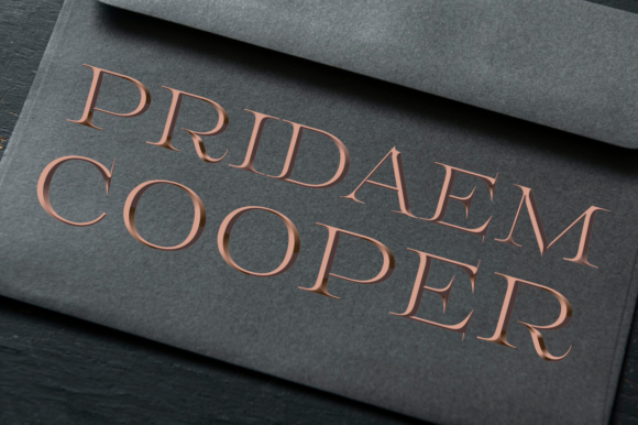 Pridaem Cooper: The Creative Font for Bold, Modern Designs