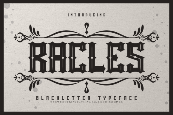 Rackles: A Modern Vintage Typeface for Bold Branding