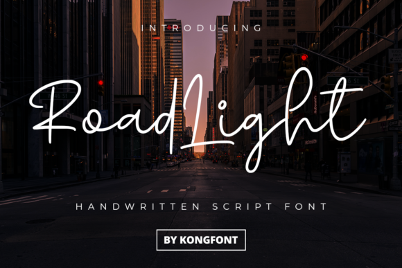 Road Light: A Modern Script for Playful Design