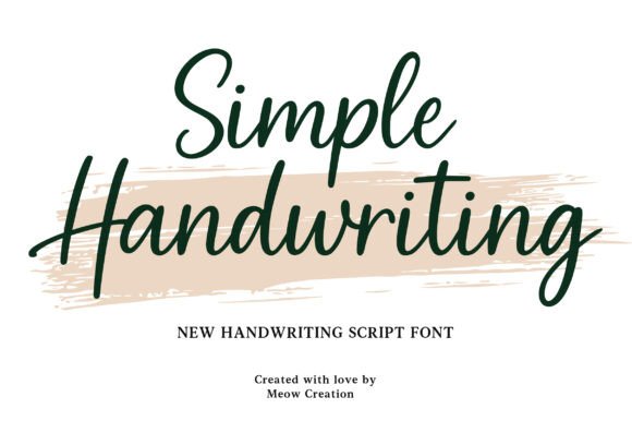 Simple Handwriting: The Art of a Personal Digital Voice