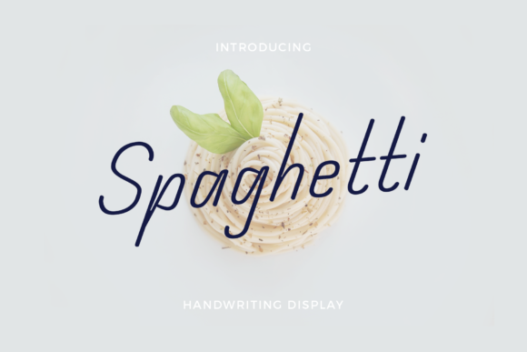 Spaghetti: A Handwritten Font That Brings Creative Projects to Life