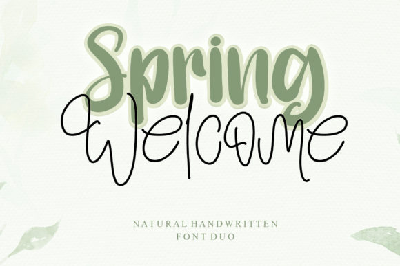 Spring Welcome: A Script Font That Brings Warmth to Your Designs