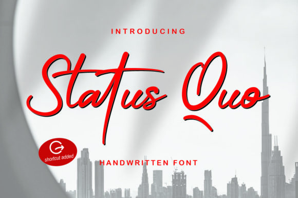Status Quo: The Handwritten Font for Modern Designers