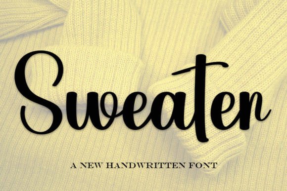 Sweater: A Handwritten Font with Timeless, Elegant Character