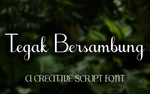 Tegak Bersambung: Where Flowing Script Meets Modern Design