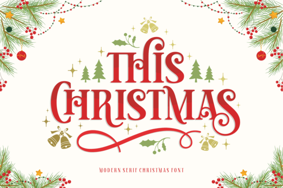This Christmas Font: A Festive Blend of Charm and Modern Flair