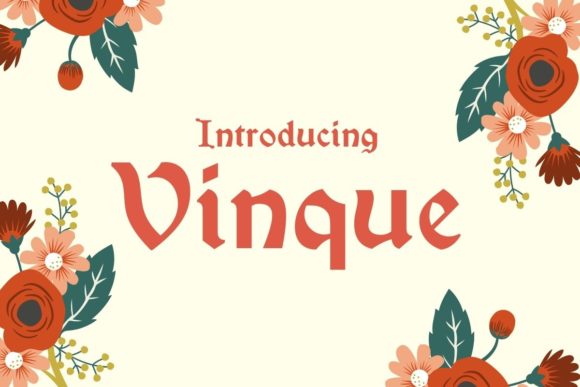 Vinque: A Blackletter Font with Nineteenth-Century Soul